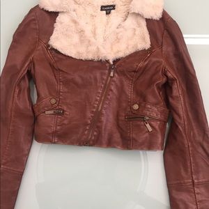 bebe Faux Leather Jacket